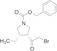 (3R,4S)-3-(2-Bromoacetyl)-4-ethylpyrrolidine-1-carboxylate