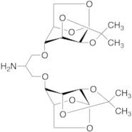 1,3-Bis-(1,6-anhydro-2,3-O-isopropylidene-Beta-D-mannopyranose-4-yloxy)-2-propylamine