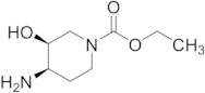 cis-4-Amino-3-hydoxy-1-piperidinecarboxylic Acid Ethyl Ester