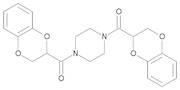 N,N’-Bis(1,4-benzodioxane-2-carbonyl)piperazine