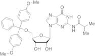 5'-O-[Bis(4-methoxyphenyl)phenylmethyl]-N-(2-methyl-1-oxopropyl)-guanosine