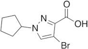 4-Bromo-1-cyclopentyl-1H-pyrazole-3-carboxylic Acid