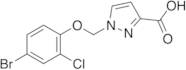 1-[(4-Bromo-2-chlorophenoxy)methyl]-1H-pyrazole-3-carboxylic Acid