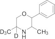 3,5-Dimethyl-2-phenylmorpholine-d4