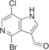 4-Bromo-7-chloro-1H-pyrrolo[3,2-c]pyridine-3-carbaldehyde
