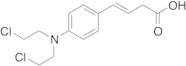 (E)-4-[4-[Bis(2-chloroethyl)amino]phenyl]-3-butenoic Acid