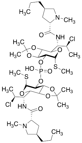 Bis-clindamycinyl-(2,2-dimethyltetrahydro-3aH-[1,3]dioxolo[4,5-c]pyran) Phosphate