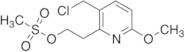 2-[3-(Chloromethyl)-6-methoxypyridin-2-yl]ethyl Methanesulfonate