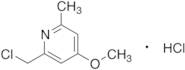2-(Chloromethyl)-4-methoxy-6-methylpyridine Hydrochloride