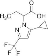 2-[5-Cyclopropyl-3-(trifluoromethyl)-1H-pyrazol-1-yl]butanoic Acid