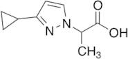 2-(3-Cyclopropyl-1H-pyrazol-1-yl)propanoic Acid