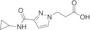 3-{3-[(Cyclopropylamino)carbonyl]-1H-pyrazol-1-yl}propanoic Acid