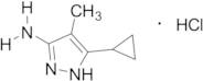 5-Cyclopropyl-4-methyl-1H-pyrazol-3-amine Hydrochloride
