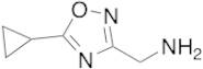 [(5-Cyclopropyl-1,2,4-oxadiazol-3-yl)methyl]amine