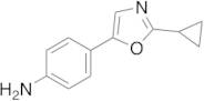 4-(2-Cyclopropyl-1,3-oxazol-5-yl)aniline