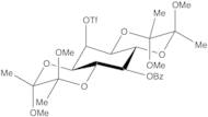 1,6:3,4-Bis-[O-(2,3-dimethoxybutane-2,3-diyl)]-2-O-trifluoromethanesulphonyl-5-O-benzolyl-myo-in...