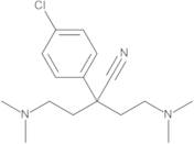 alpha,alpha-Bis[2-(dimethylamino)ethyl]-4-chlorophenylacetonitrile