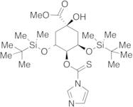 (1a,3R,4a,5R)-3,5-Bis[[(1,1-dimethylethyl)dimethylsilyl]oxy]-1-hydroxy-4-(1H-imidazol-1-ylthioxome…