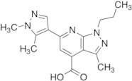 6-(1,5-Dimethyl-1H-pyrazol-4-yl)-3-methyl-1-propyl-1H-pyrazolo[3,4-b]pyridine-4-carboxylic Acid