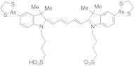 Bis(dithiarsolanyl)-bis(sulfobutyl) Cyanine 5