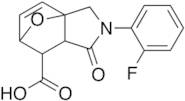 2-(2-Fluorophenyl)-1-oxo-1,2,3,6,7,7a-hexahydro-3a,6-epoxyisoindole-7-carboxylic Acid