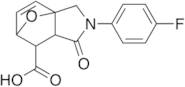 2-(4-Fluorophenyl)-1-oxo-1,2,3,6,7,7a-hexahydro-3a,6-epoxyisoindole-7-carboxylic Acid