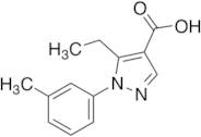 5-Ethyl-1-(3-methylphenyl)-1H-pyrazole-4-carboxylic Acid