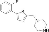 1-{[5-(2-Fluorophenyl)thiophen-2-yl]methyl}piperazine