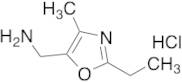 (2-Ethyl-4-methyl-1,3-oxazol-5-yl)methanamine hydrochloride