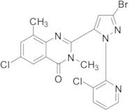 2-[3-Bromo-1-(3-chloro-2-pyridinyl)-1H-pyrazol-5-yl]-6-chloro-3,8-dimethyl-4(3H)-quinazolinone