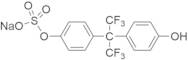 2,2-Bis-(4-hydroxyphenyl)hexafluoropropane Monosulfate Sodium Salt