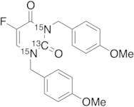 1,3-Bis(4-methoxybenzyl)-5-fluorouracil-15N2, 13C