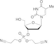 5'-​O-​[Bis(4-​methoxyphenyl)​phenylmethyl]​-​3'-​Thymidylic Acid Bis(2-​cyanoethyl) Ester