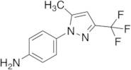 4-[5-Methyl-3-(trifluoromethyl)-1H-pyrazol-1-yl]aniline