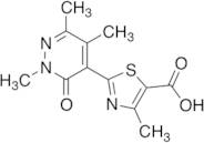 4-Methyl-2-(2,5,6-trimethyl-3-oxo-2,3-dihydropyridazin-4-yl)-1,3-thiazole-5-carboxylic Acid