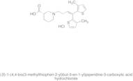 (S)-1-(4,4-Bis(3-methylthiophen-2-yl)but-3-en-1-yl)piperidine-3-carboxylic Acid Hydrochloride