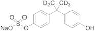 Bisphenol A Monosulfate Sodium Salt-d6 (90%)