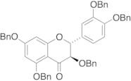 (2R,3R)-2-[3,4-Bis(phenylmethoxy)phenyl]-2,3-dihydro-3,5,7-tris(phenylmethoxy)-4H-1-benzopyran-4-o…