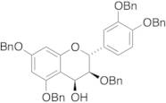 (2R,3S,4S)-2-[3,4-Bis(phenylmethoxy)phenyl]-3,4-dihydro-3,5,7-tris(phenylmethoxy)-2H-1-benzopyran-…