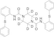 N1,N4-Bis[2-(phenylthio)phenyl]-1,4-piperazine-d8-dicarboxamide