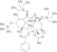 7,10-Bis[O-(triethylsilyl)]-10-deacetyl-13-O-trimethylsilyl Baccatin III