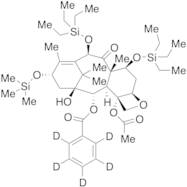 7,10-Bis[O-(triethylsilyl)]-10-deacetyl-13-O-trimethylsilyl Baccatin III-d5