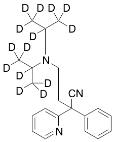 alpha-[2-[Bis[1-(methyl-d3)ethyl-1,2,2,2-d4]amino]ethyl]-alpha-phenyl-2-pyridineacetonitrile-D14