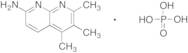 5,6,7-Trimethyl-1,8-naphthyridin-2-amine Phosphate