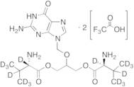 Bis(L-Valine) Ester Ganciclovir-d16 Trifluoroacetic Acid Salt (1:2)