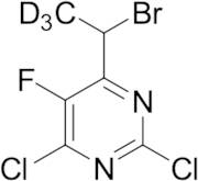 4-(1-Bromoethyl)-2,6-dichloro-5-fluoropyrimidine-d3