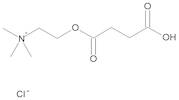 {2-[(3-Carboxypropanoyl)oxy]ethyl}trimethylazanium Chloride