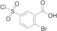 2-Bromo-5-(chlorosulfonyl)benzoic Acid