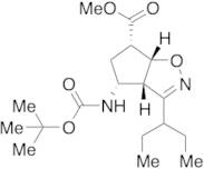 (3aS,4S,6R,6aR)-6-(N-Boc-amino)-3-(1-ethylpropyl)-3a,5,6,6a-tetrahydro-4H-cyclopent[d]isoxazole-4-carboxylic Acid Methyl Ester