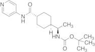 (1R)-trans-4-[N-Boc-1-aminoethyl]-N-4-pyridinyl-cyclohexanecarboxamide (~90% R)